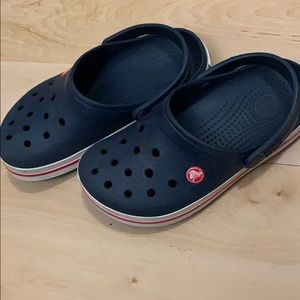 Navy Blue Crocs shoes